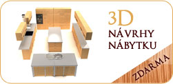 3D návrhy nábytku zdarma